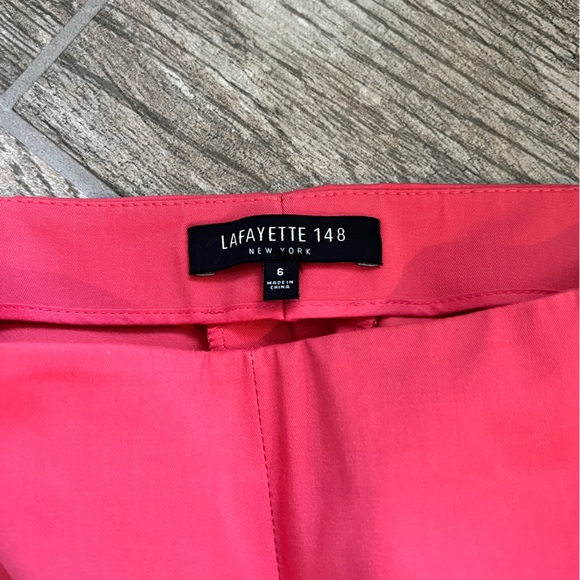 Lafayette 148 New York Cropped Bleecker, Pink, Women’s Work Wear Size 6 - Picture 4 of 14